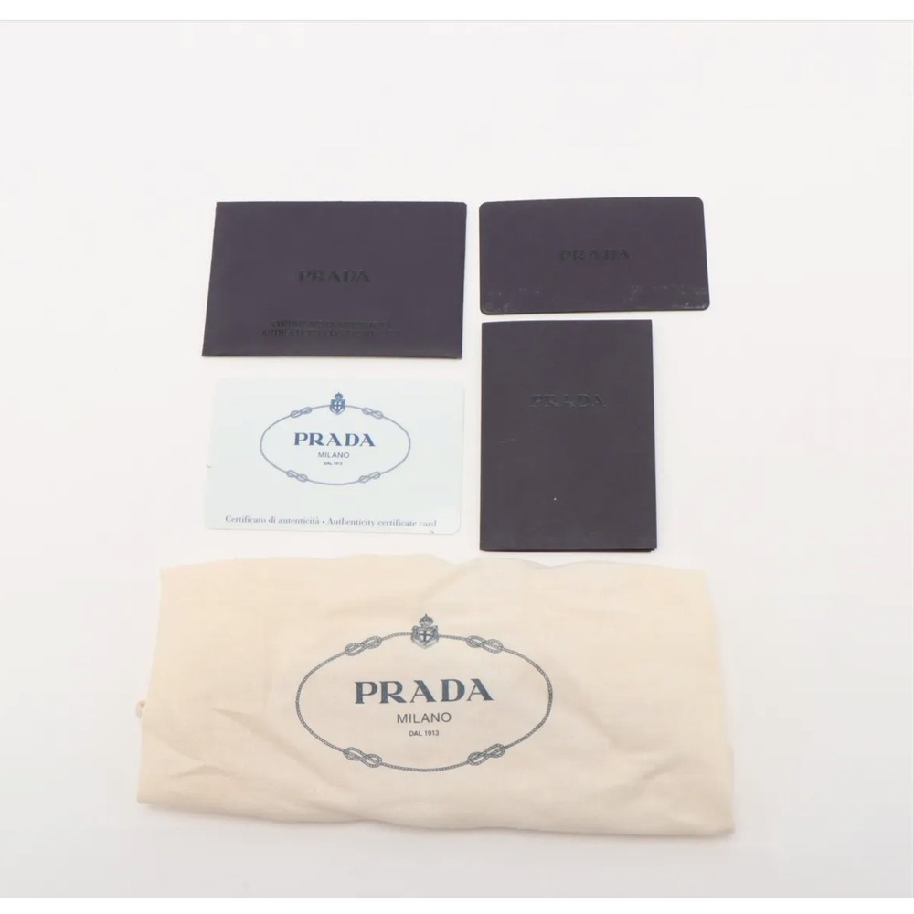 PRADA Canapa Canvas Convertible Tote Bag Beige with gold hardware Strap & COA - Picture 5 of 7
